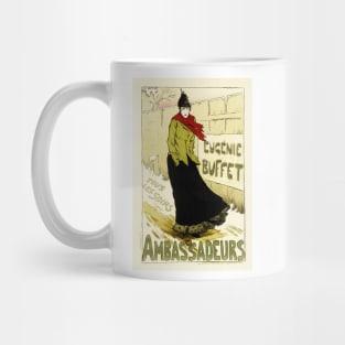 AMBASSADEURS Eugenie Buffet French Opera Singer Vintage Performances Poster Advert Mug